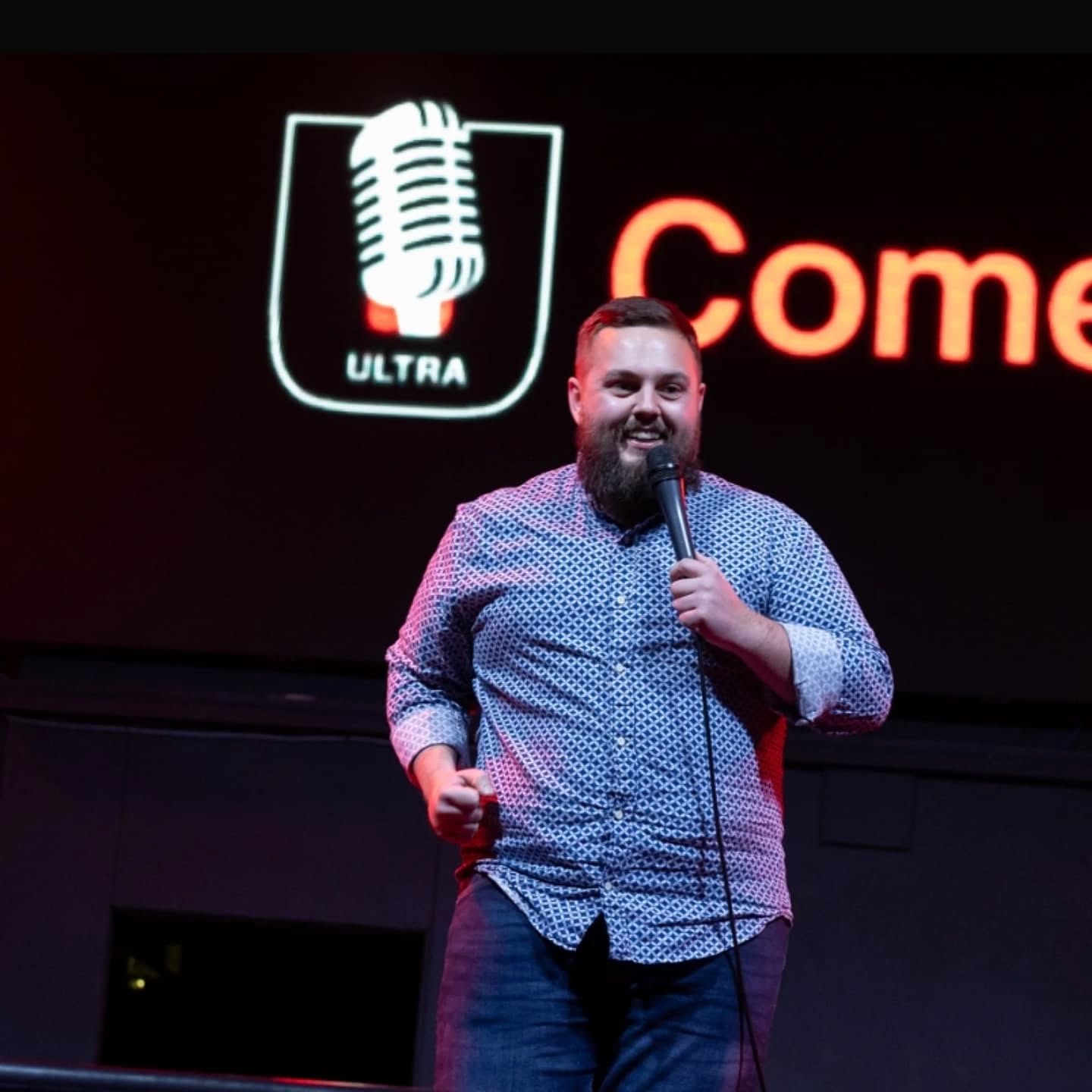 Jamie headlining at Comedy Ultra